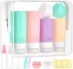 Morfone 16 Pack Travel Bottles Set for Toiletries, TSA Approved Travel Containers Leak Proof...