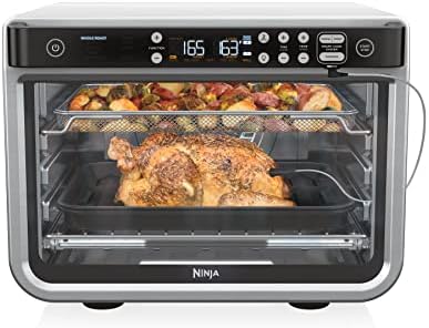 NINJA DT251 Foodi 10-in-1 Smart Air Fry Digital Countertop Convection Toaster Oven with Thermometer...