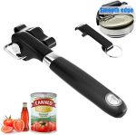 NLAAHCE Can Opener Smooth Edge - Safety Can Opener Manual, Handheld Can Opener features Ergonomics...