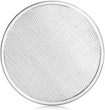 New Star Foodservice 50950 Restaurant-Grade Aluminum Pizza Baking Screen, Seamless, 12-Inch, Pack of...