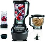 Ninja BL770AMZ Mega Kitchen System, 72 oz. Pitcher, 8-Cup Food Processor, 16 oz. Single Serve Cup,...
