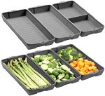 Nonstick Bakeware Set, New large size Cake Silicone Sheet Pan, baking pan dividers, Suitable for...