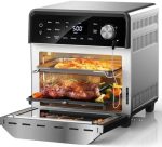 Nuwave TODD ENGLISH Pro-Smart Grill, Plug-In Grill, Oven & Air Fryer, 550°F Preheat, TRUE Char &...