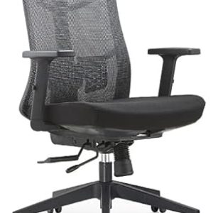 Office Chair Office Chair Computer Chair Ergonomics Low Back Cushion Thickening PU Leather Chair Bow...