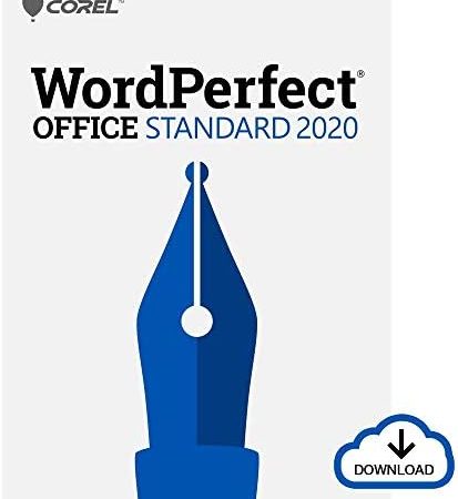 [Old Version] Corel WordPerfect Office 2020 Standard | Word Processor, Spreadsheets, Presentations |...