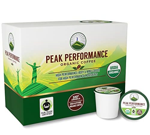 Organic Coffee Pods - Peak Performance High Altitude Organic Coffee. Coffee for High Performance...