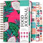 PLANBERRY Food Journal Premium – Nutrition Planner – Diet & Calorie Tracker – Meal & Exercise Diary...