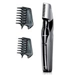 Panasonic Body Hair Trimmer for Men, Cordless Waterproof Design, V-Shaped Trimmer Head with 3 Comb...