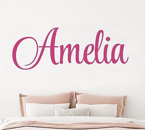 Personalized Multiple Font Custom Name Stickers for Baby Girl or Boy I Custom Name for Nursery Wall...