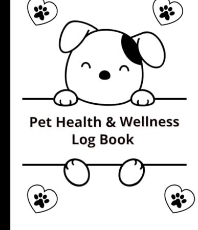 Pet Health & Wellness logbook: Dog care planner, Track medical records, 8.5*11 IN, 115 pages