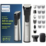 Philips Norelco Multigroom Series 9000 - 21 piece Men's Grooming Kit for beard, body, face, nose,...