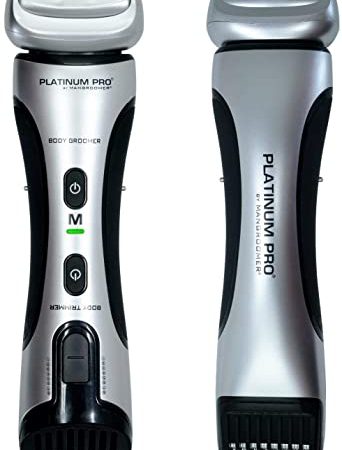 Platinum Pro by MANGROOMER - New Body Groomer, Ball Groomer and Body Trimmer with Lithium Max...