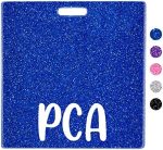 Plifal PCA Badge Buddy Card Holder Nurse Nursing Accessories Personal Care Assistant Glitter Blue...