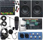 PreSonus AudioBox 96 Audio Interface Full Studio Kit w/ Studio One Artist Software Pack w/ Novation...