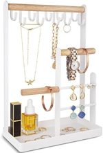ProCase Jewelry Organizer Jewelry Stand Jewelry Holder Organizer, 4-Tier Necklace Organizer with...