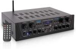 Pyle 500W Karaoke Wireless Bluetooth Amplifier - 4 Channel Stereo Audio Receiver with AUX IN, FM...
