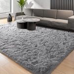 Quenlife Soft Bedroom Rug, Plush Shaggy Carpet for Living Room, Fluffy Area Rug for Kids Grils Room...
