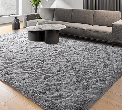 Quenlife Soft Bedroom Rug, Plush Shaggy Carpet for Living Room, Fluffy Area Rug for Kids Grils Room...