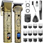 REHOYO Hair Clippers for Men Professional, Beard Trimmer Electric Razors Shaver for Men, Cordless...
