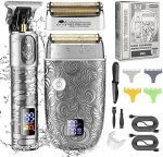RESUXI Hair Clippers for Men & Electric Razor Shavers Set,Cordless Hair/Beard Trimmers Grooming...
