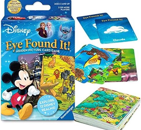Ravensburger World of Disney Eye Found It Card Game for Boys & Girls Ages 3 and Up - A Fun Family...
