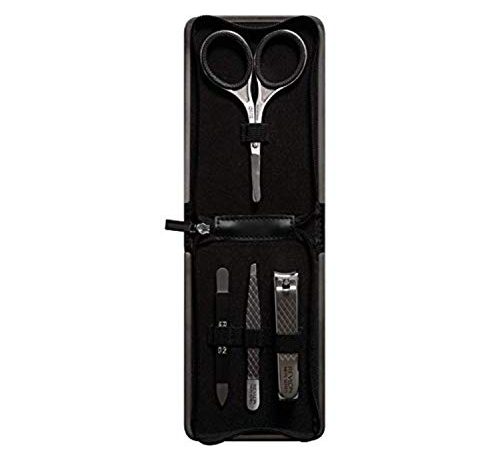 Revlon Men's Grooming Kit, Nail Clipper, Safety Grooming Scissors, Nail File & Tweezers, High...