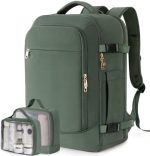 Rinlist Carry on Backpack, Flight-approved Backpack for Traveling, 40L Personal Item Travel Backpack...