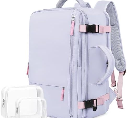 Rinlist Travel Backpack, Carry-on Backpack Bag Flight-Approved for Men Women, Personal Item Backpack...