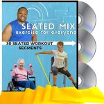SEATED MIX CHAIR EXERCISE FOR SENIORS- 3 DVDs + 30 Exercise Segments + Resistance Band. Most...