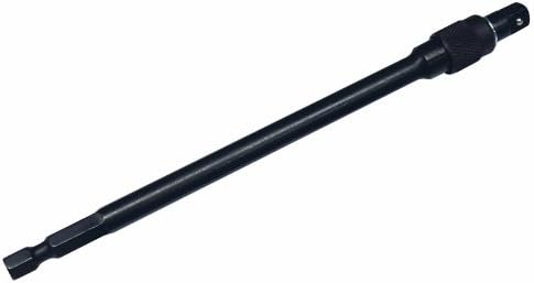 SK Hand Tool 32166 1/4-Inch Power Drive Locking Impact Extension, 6-Inch, Black