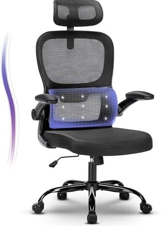 SOMEET Ergonomic Office Chair Home Office Desk Chair with Lumbar Support High Back Mesh Office Chair...