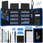 STREBITO Electronics Precision Screwdriver Sets 142-Piece with 120 Bits Magnetic Repair Tool Kit for...