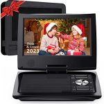 SUNPIN 11" Portable DVD Player for Car and Kids with 9.5 inch HD Swivel Screen, 5 Hour Rechargeable...