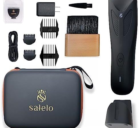 Salelo Electric Groin Hair Trimmer VIP Kit | Grooming Set for Manscaping, Pubic Hair | Rechargeable...
