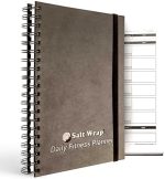 SaltWrap Daily Fitness Planner – Workout Planner & Log Book – Exercise Gym Notebook – Wellness,...