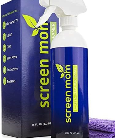 Screen Cleaner Kit - Best for LED & LCD TV, Computer Monitor, Laptop, and iPad Screens – Contains...