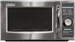 Sharp R-21LCFS Medium-Duty Commercial Microwave Oven with Dial Timer, Stainless Steel, 1000-Watts,...