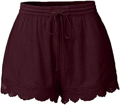 Shorts for Women Trendy Summer Elastic Waist Flowy Shorts Plus Size Lightweight Shorts Dressy Casual...