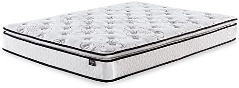 Signature Design by Ashley Twin Size Bonnell 10 Inch Firm Pillowtop Hybrid Mattress with Cooling Gel...