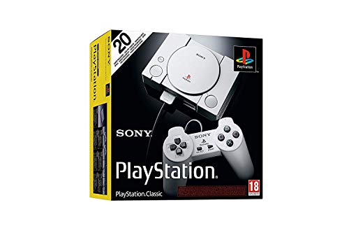 Sony Playstation Classic Console with 20 Playstation Games Pre-Installed Holiday Bundle, Includes...