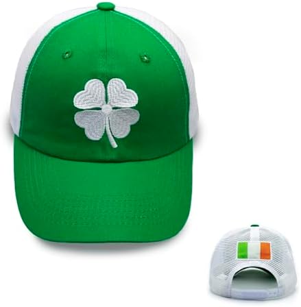 St Patricks Day Gifts St Patrick's Baseball Cap for Men Women Adjustable Shamrock Green Hat St...