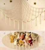 Stuffed Animal Storage Hammock or Net - Large Toy Hammock Net for Stuffed Animals Corner -Cute...