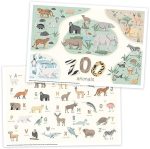 Stylish Disposable Placemats for Babies - 40 Easy to Use Sticky Toddler Placemats Keep Your Dining...