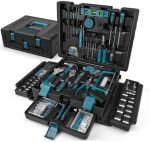 Sundpey 379-PCs Home Tool Kit - Protable Complete Household and Auto Repair Tool Set - Hand General...