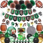 Super Bowl Party Decorations Football Birthday Decorations Sports Party Supplies Set (Birthday...