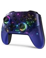 Switch Controller, LED Star Wireless Pro Controller Compatible with Switch/Lite/OLED, Multi-Platform...