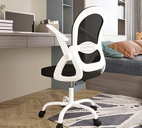 Sytas Office Chair Ergonomic Desk Chair, Rolling Swivel Mesh Computer Task Chair with Flip-up Arms...