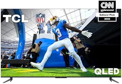 TCL 65-Inch Q6 QLED 4K Smart TV with Google (65Q650G, 2023 Model) Dolby Vision, Atmos, HDR Pro+,...