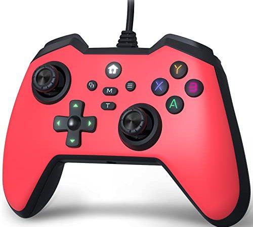 TERIOS Wired Controller Compatible with Xbox one/Xbox Series X/S/Windows10, Video Game Controller...