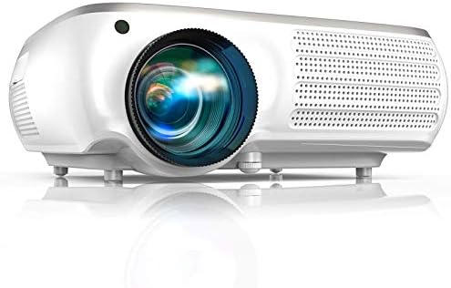 TOPTRO WiFi Bluetooth Projector 9500Lumen Support 1080P Home Video Projector Mini Portable Movie...